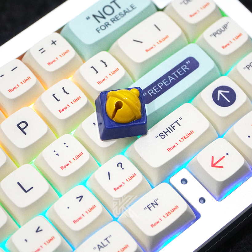 Keycap chuông Doraemon - Nút Bàn Phím chuông Doraemon - Fan Doraemon Không Thể Bỏ Qua