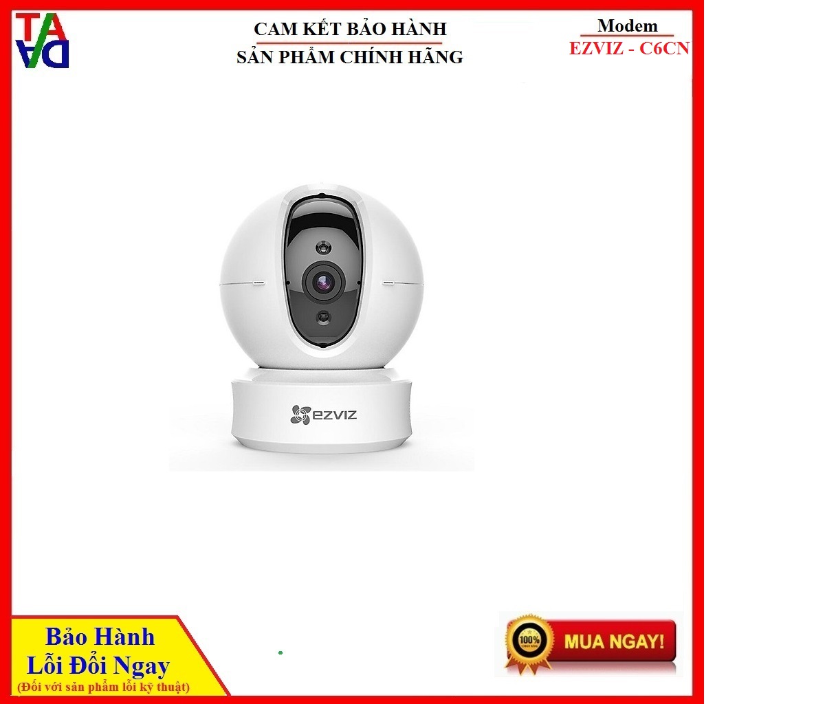 Camera Ezviz C6N 1080p - Hàng chính hãng - Bảo hành 24 tháng