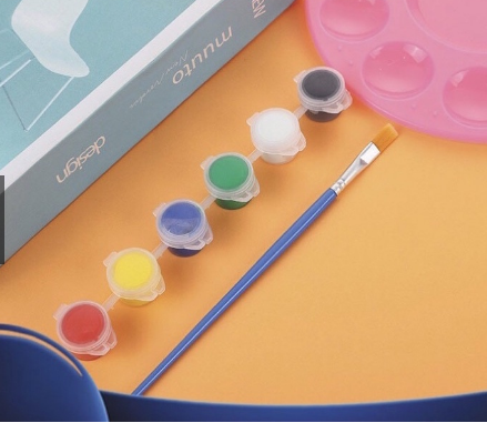 100 bộ - 6 hộp màu vẽ acrylic dùng tô tượng và mọi chất liệu