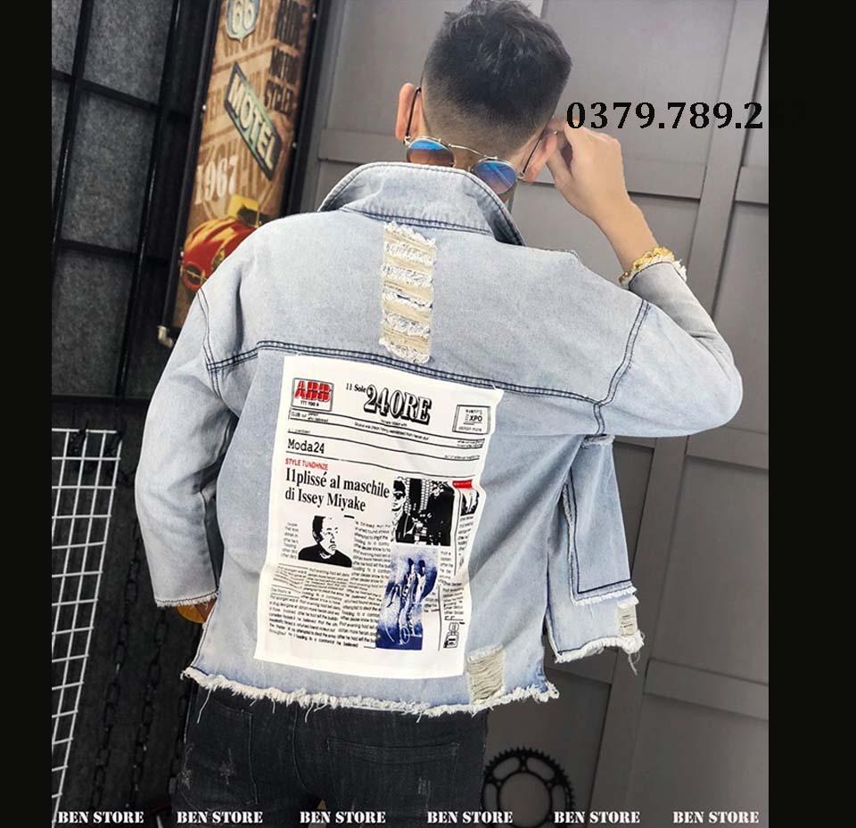 [HCM]Áo khoác jean nam  Times - áo khoác jena unisex mẫu mới ra giá sỉ - Mua Ngay