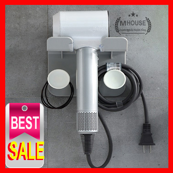 Giá treo máy sấy tóc kệ gác đồ đa năng