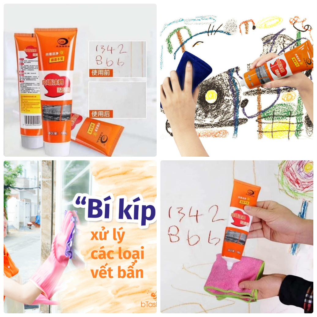 Kem tẩy xóa vết bẩn trên tường và sàn nhà đa năng loại 180g