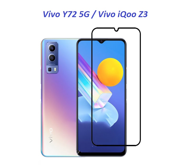 Kính cường lực full màn vivo y72 5g / iqoo z3