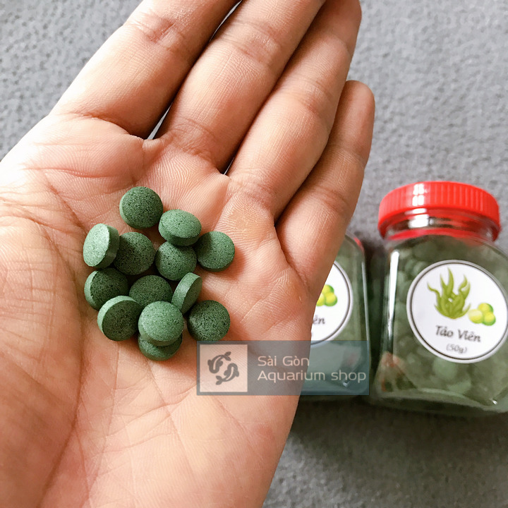 1 Hủ Tảo Viên 50g, Thức Ăn Cho Cá, Tép Cảnh, Artemia