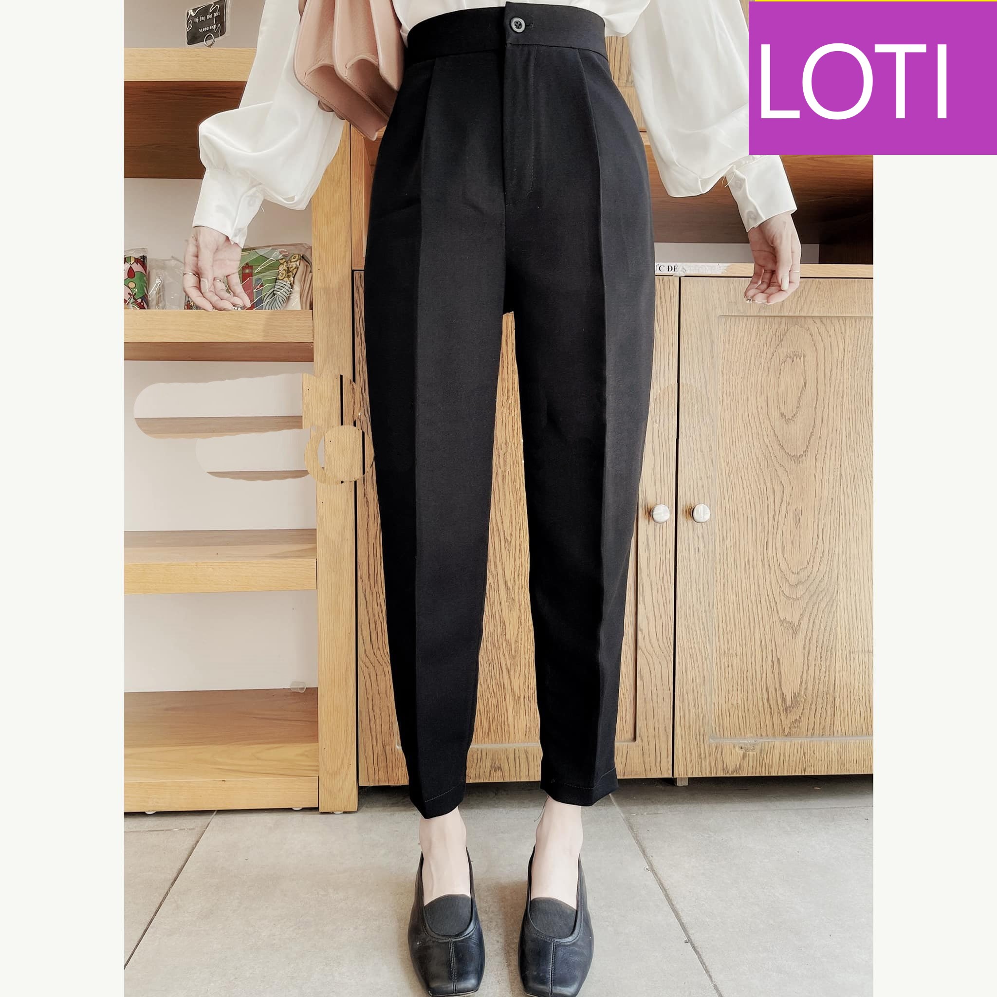 QUẦN TÂY NỮ LƯNG CAO HỌC SINH, QUẦN ÂU HỌC SINH NỮ, QUẦN TÂY NỮ ĐI HỌC ĐEN LƯNG CAO TRẺ TRUNG, NĂNG ĐỘNG, CÁ TÍNH, CHẤT VẢI TUYẾT MƯA LOẠI 1 SIÊU XỊN SÒ CAO CẤP LOTI