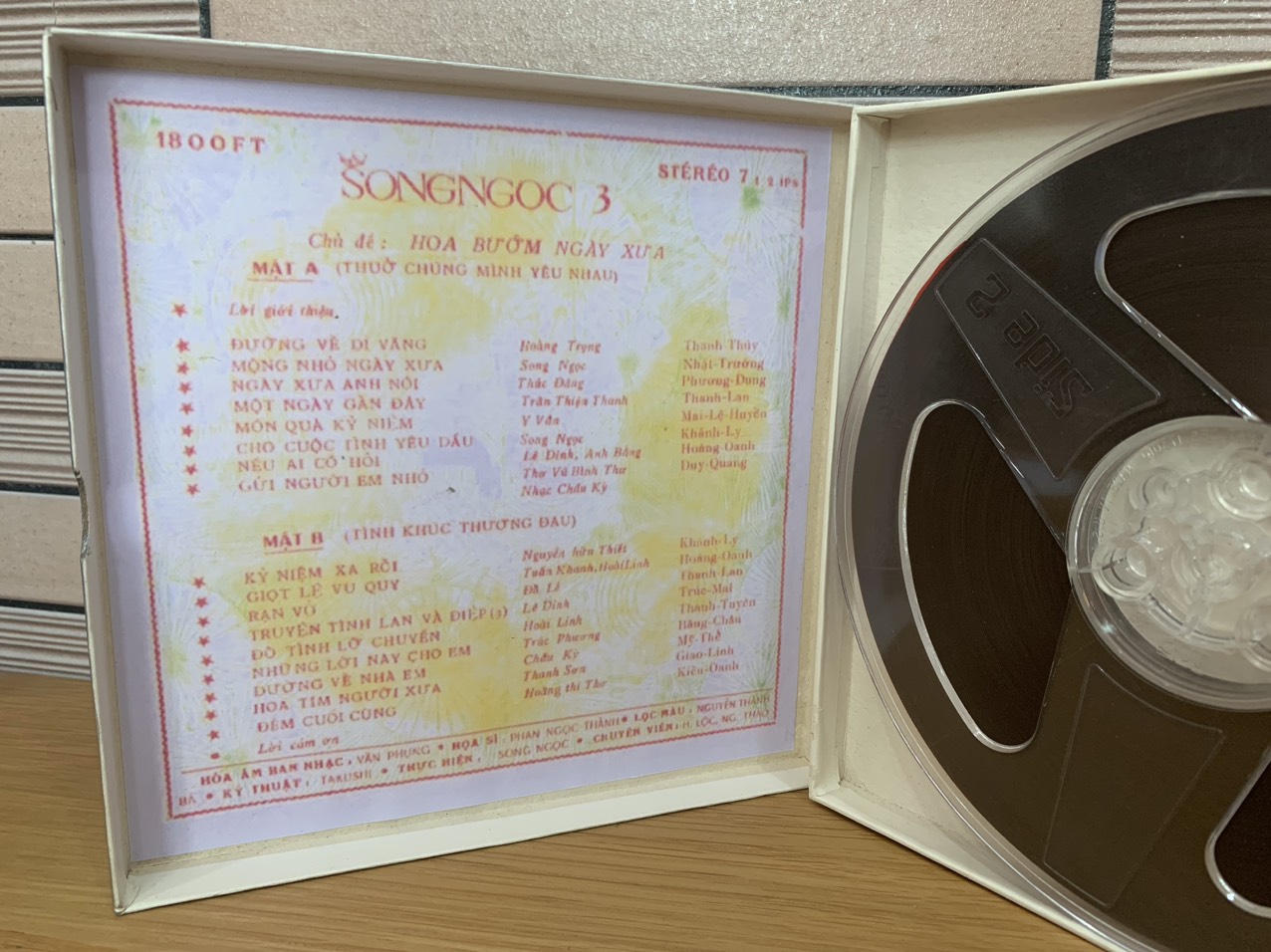 BĂNG CỐI NHẠC XƯA CHỦ ĐỀ SONG NGỌC 3 - NHẠC TRƯỚC NĂM 1975 - BĂNG SCOTCH NHẬP KHẨU TỪ MỸ