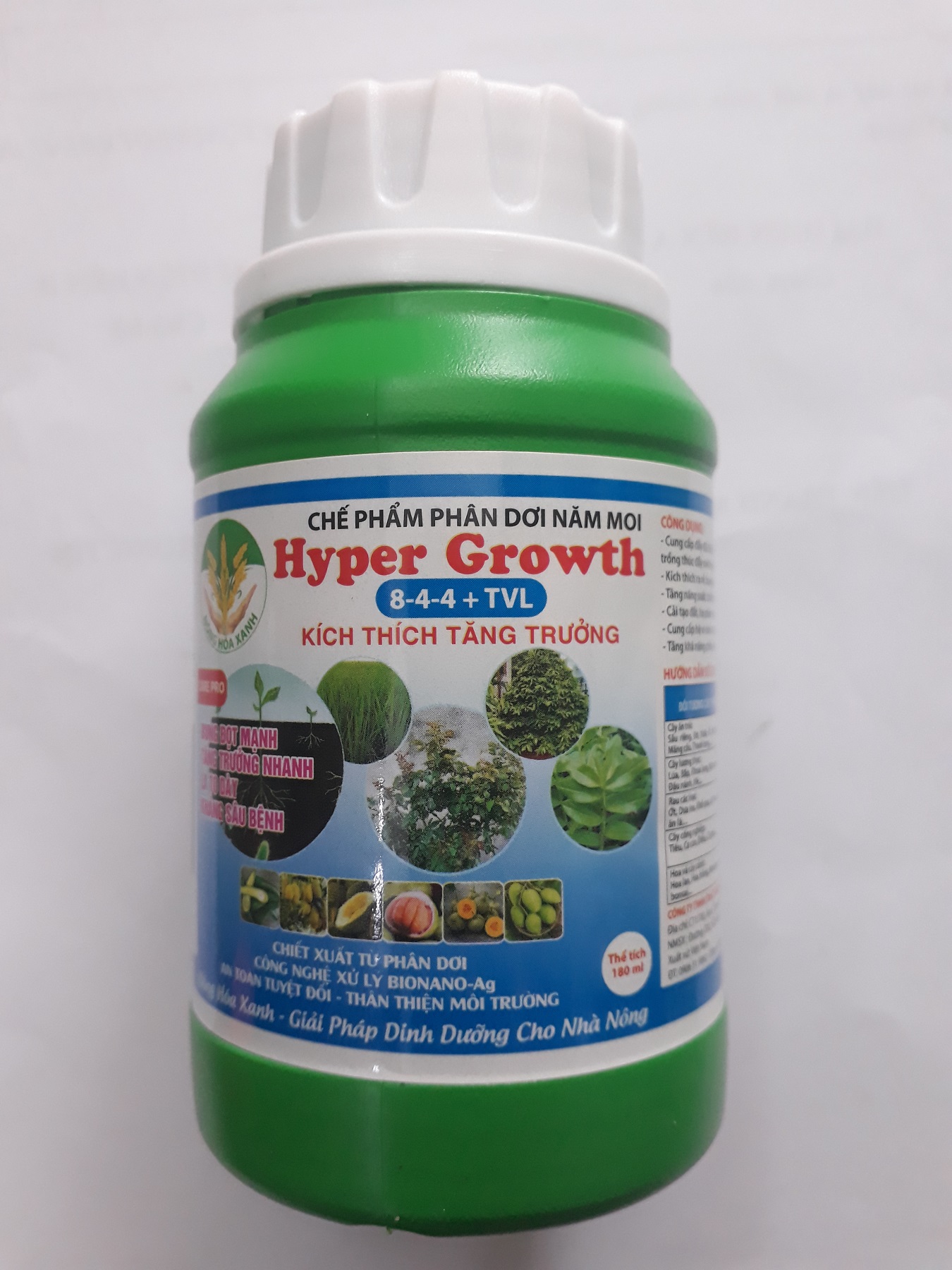 Dung dịch phân dơi hyper growth giúp kích rễ - bung đọt - lớn trái - kháng sâu bệnh chai 180 - 500ml | vạn tín store