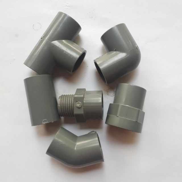 Cút T mang sông ren trong ren ngoài PVC 21