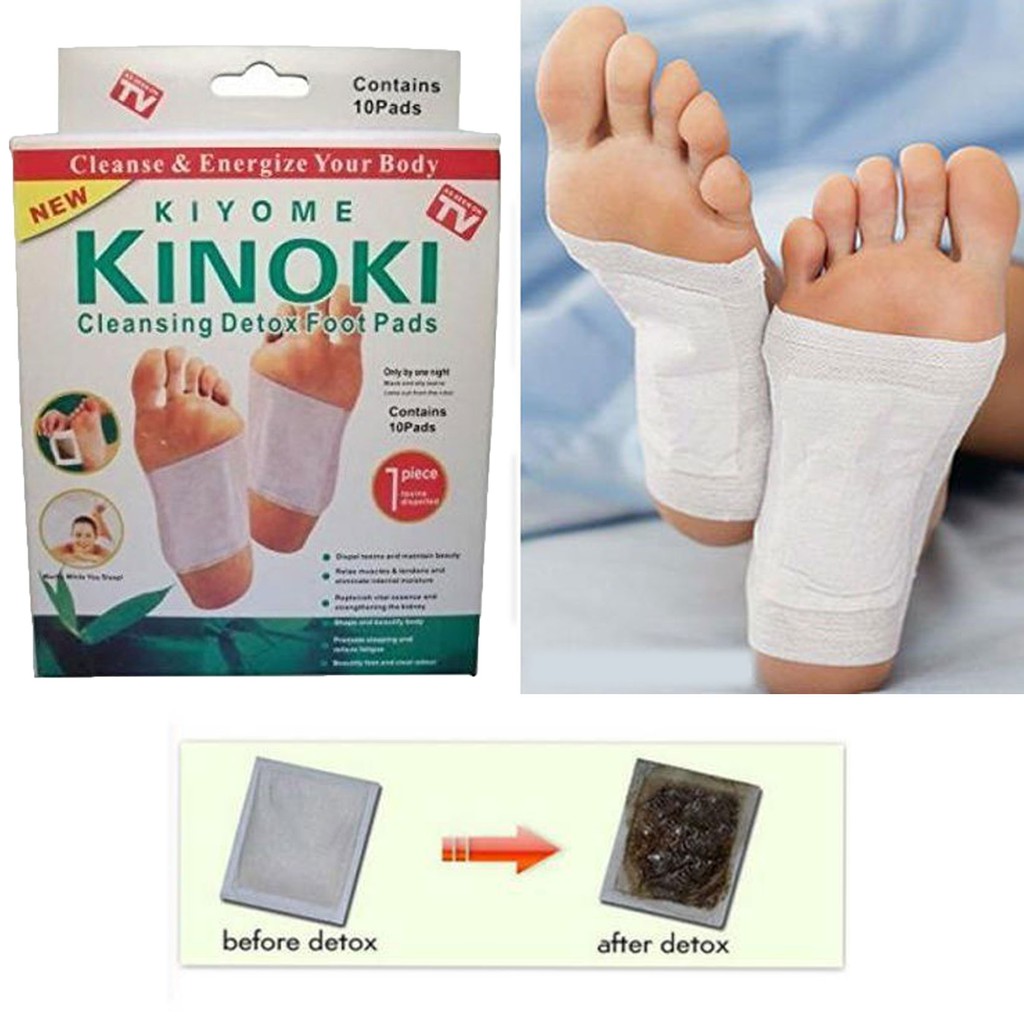 Combo 100 Miếng dán chân giải độc Kinoki, giúp massage chân