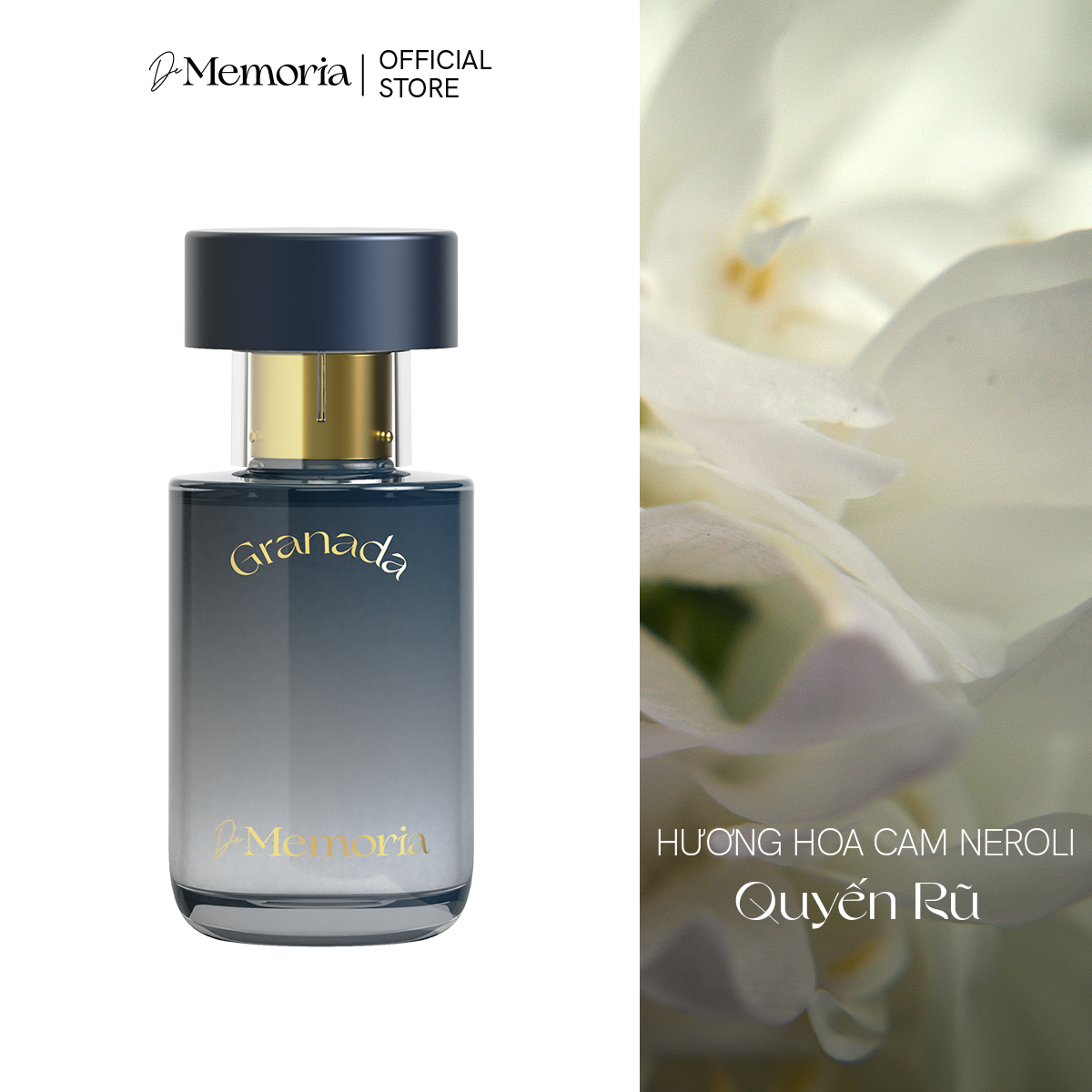 Nước Hoa Unisex De Memoria Quyến Rũ, Hoa Cam Nồng Nàn (30ml) - Granada 03 BST Ký Ức Đầu Tiên