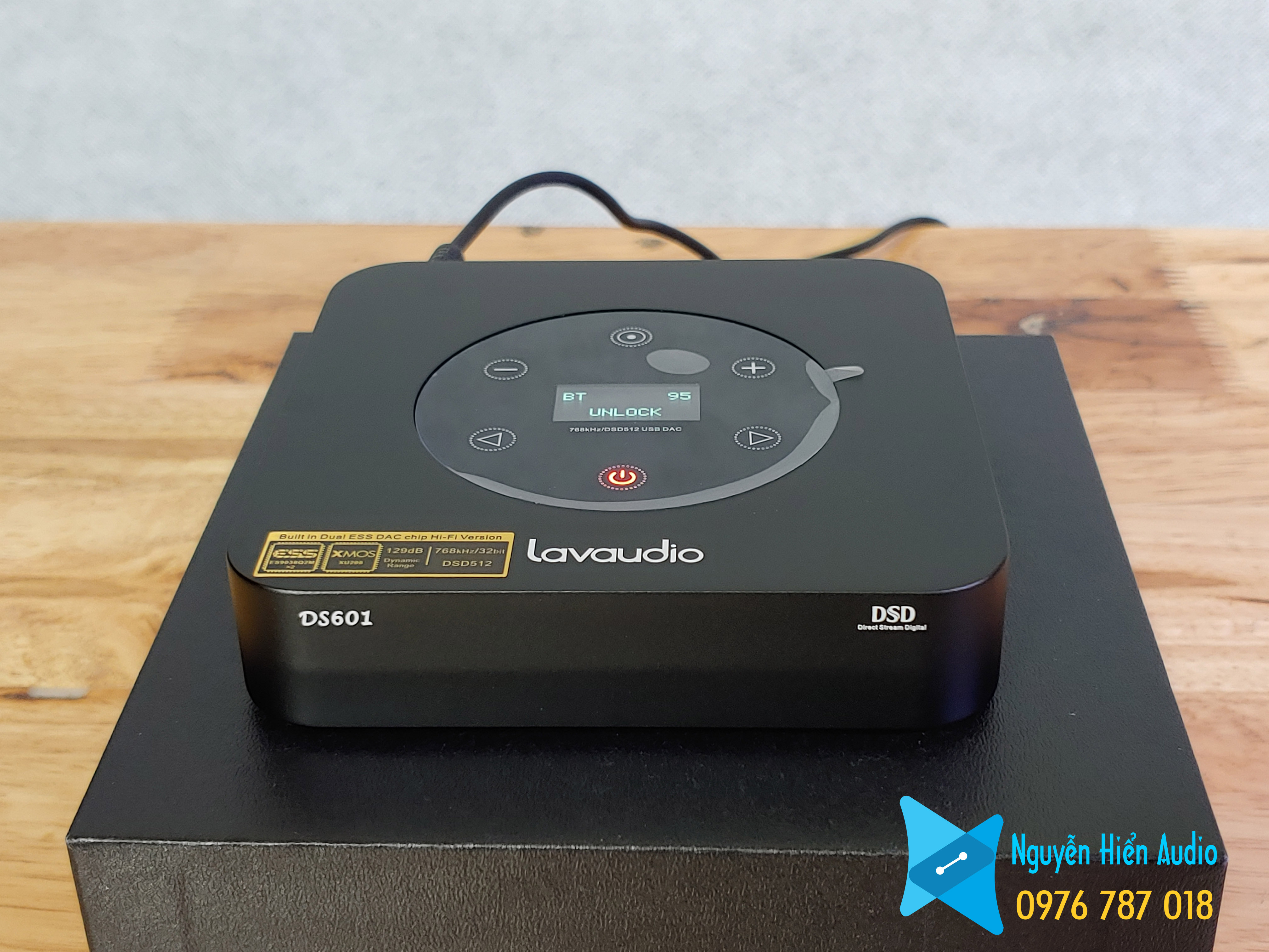 Bộ giải mã dac lavaudio ds601 hifi 32bit/768khz – dsd512 nút cảm ứng