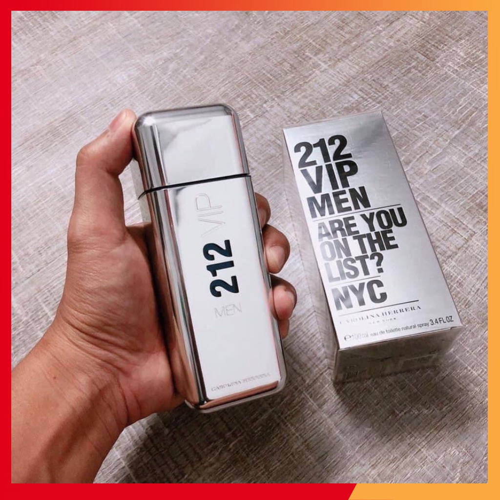 Nước hoa nam carolina herrera 212 vip men edt 100ml, 20ml