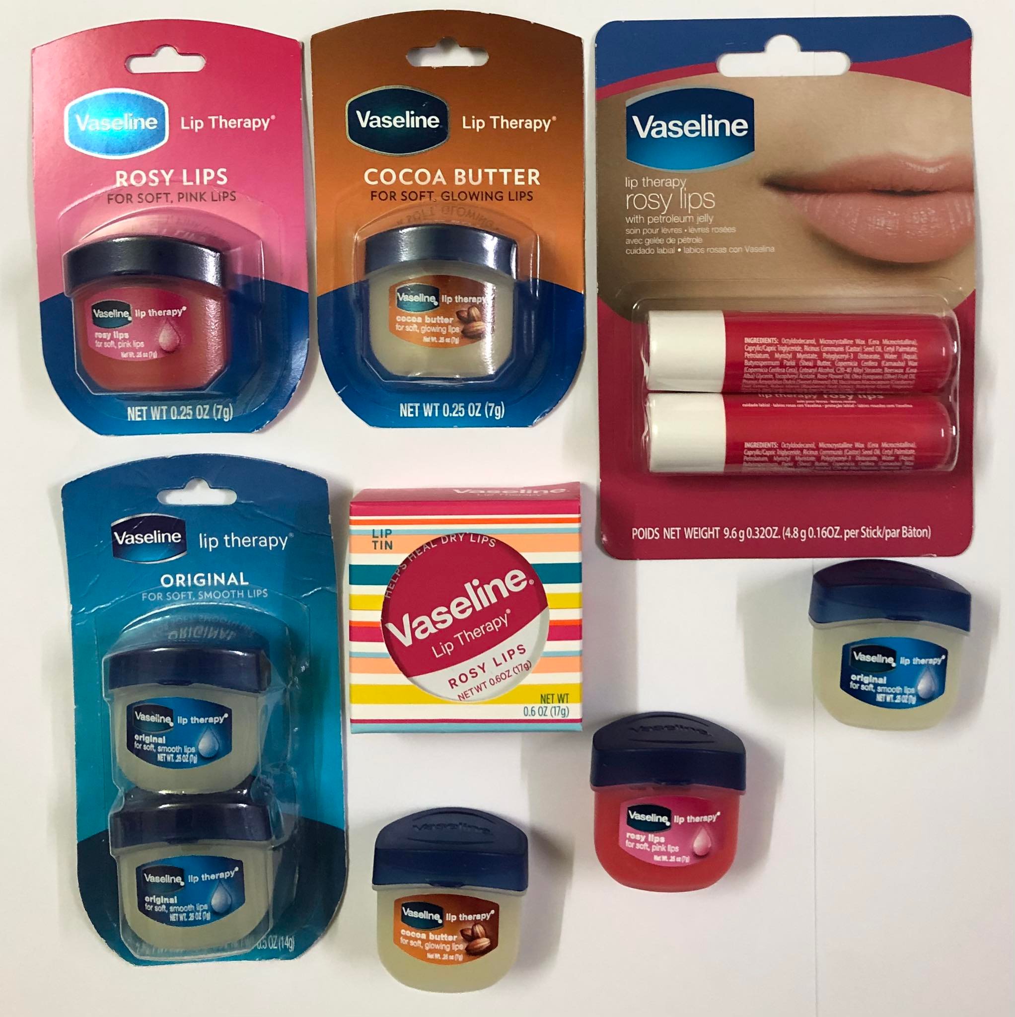 Dưỡng Môi Vaseline Lip Therapy - Mỹ