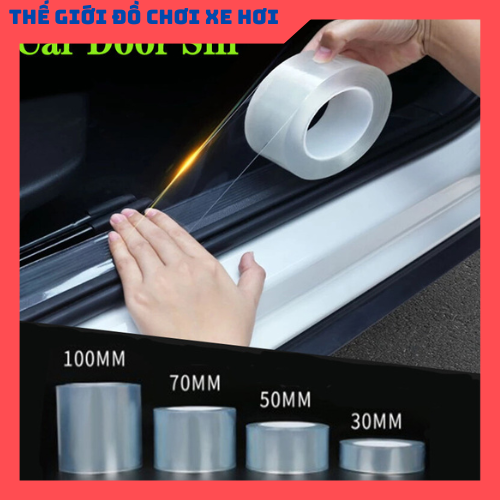 CUỘN BĂNG TRONG PHỦ NANO VÀ ACRILIC CHỐNG TRẦY XƯỚC XE ( bản 5cm dài 3m)