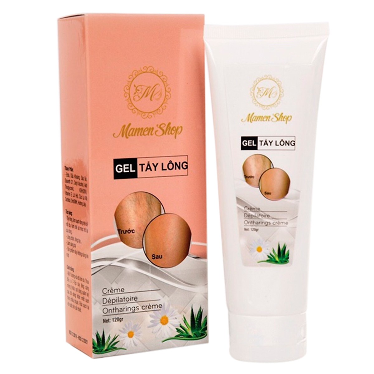 Kem tẩy lông vĩnh viễn mamen shop 120ml - triệt lông vĩnh viễn