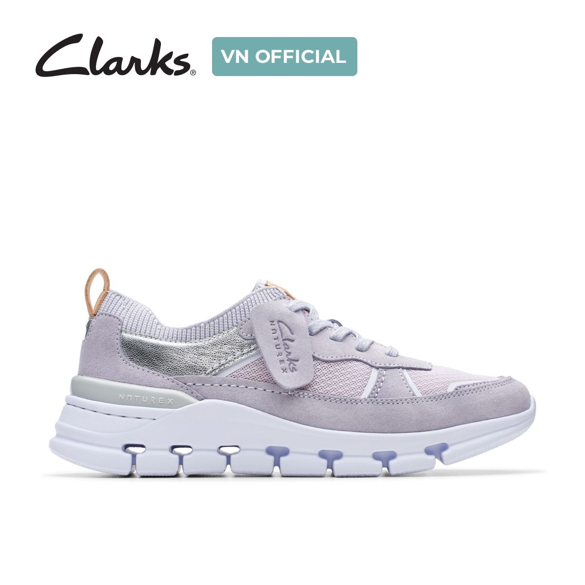  Giày Sneaker Nữ Clarks - Nature X Cove 