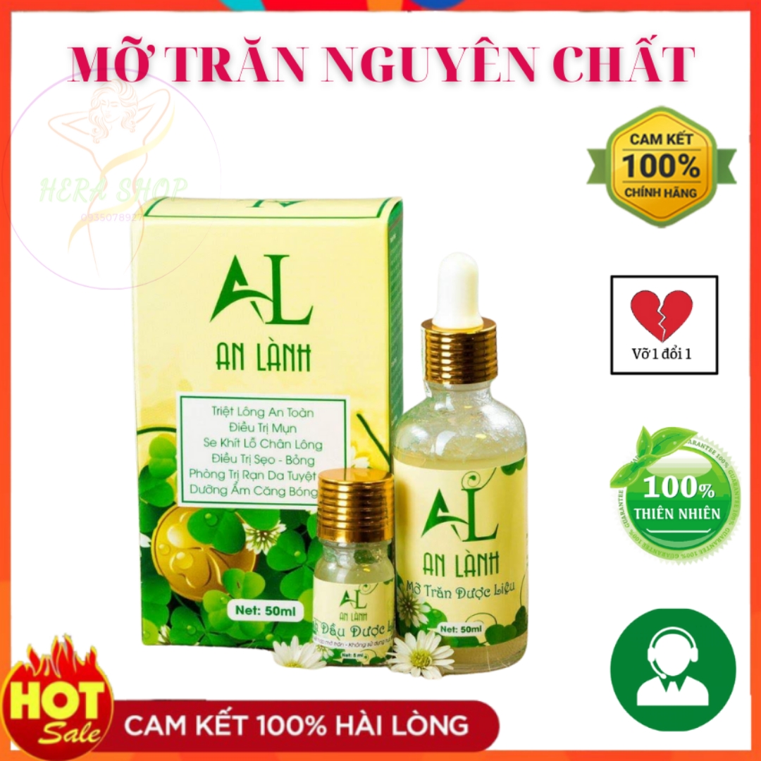 Mỡ trăn nguyên chất an lành 50ml mt01- dưỡng da, phòng rạn, nứt gót chân, bỏng, triệt lông - tặng kèm tinh dầu dược liệu