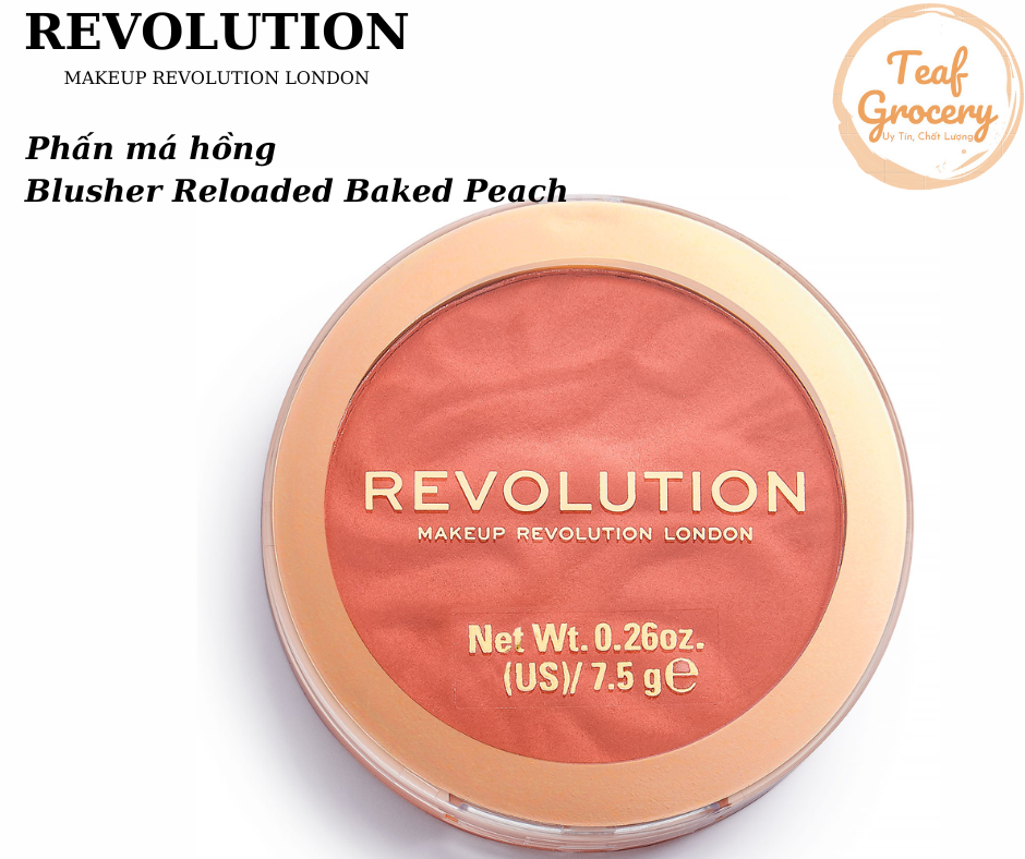 Phấn má hồng - Makeup Revolution London Blusher Reloaded - Tông màu Cam san hô