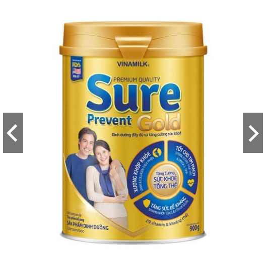 SỮA BỘT SURE PREVENT GOLD 900G