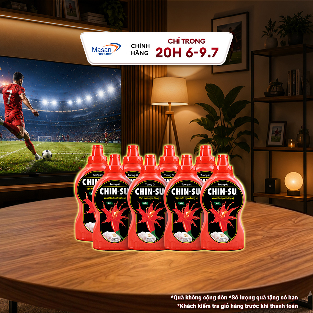 Combo 8 Tương Ớt CHIN-SU 250G (Bao bì có thể thay đổi theo đợt nhập hàng)