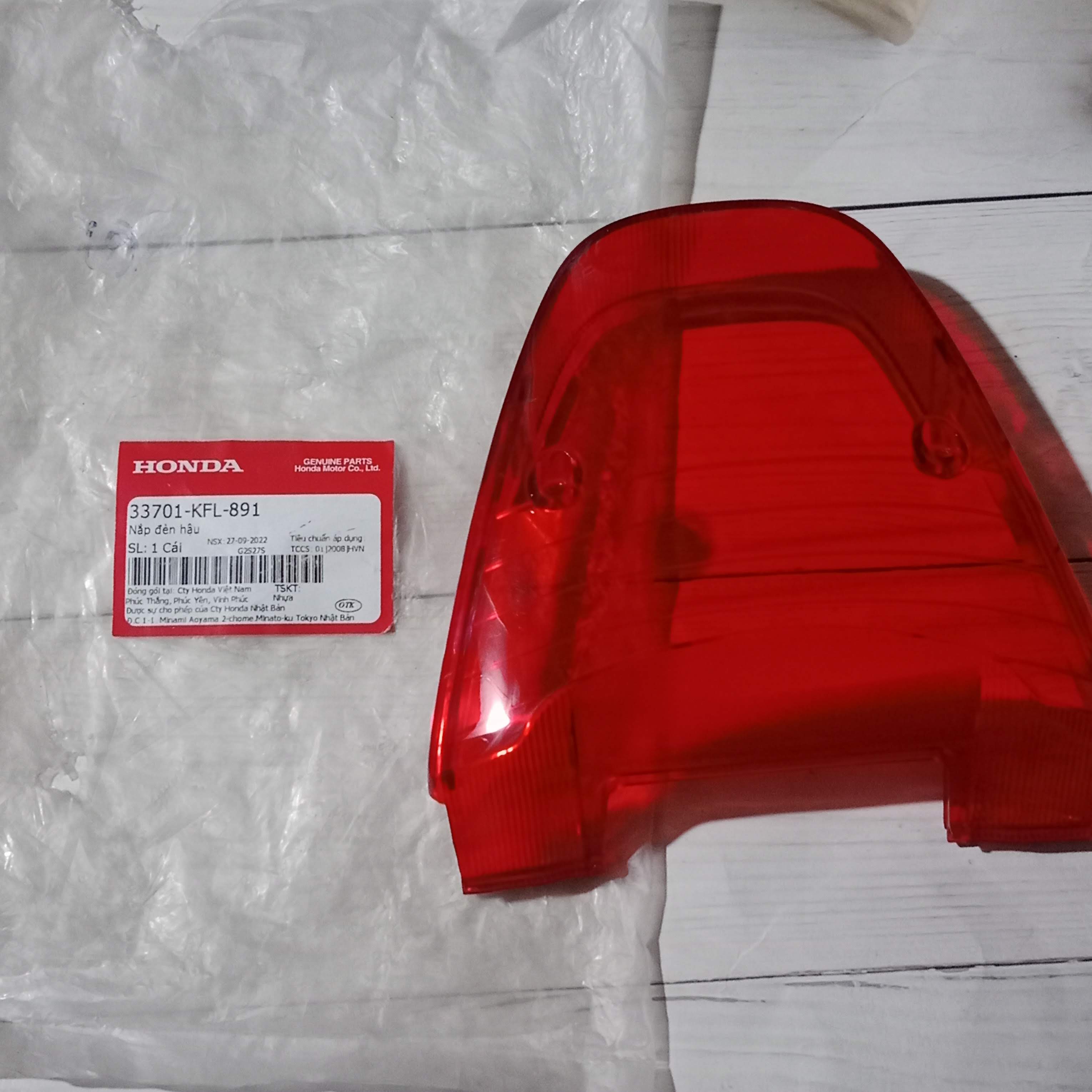 Chụp đèn hậu Future 1 zin chính hãng HONDA / mica đèn hậu Future 1 / nắp đèn hậu Future