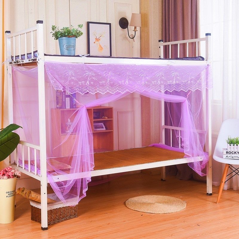 Mùng ngủ in bông có cửa cao 2m2