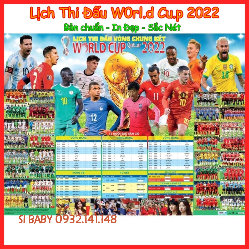 Lịch thi đấu vòng chung kết world cup 2022 theo giờ việt nam