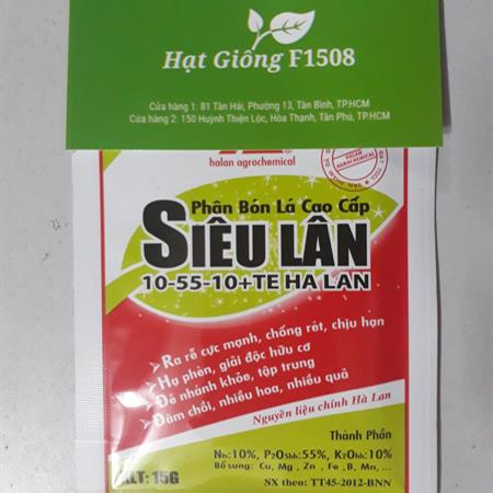 Phân bón siêu lân, siêu kích rễ, siêu kích chồi