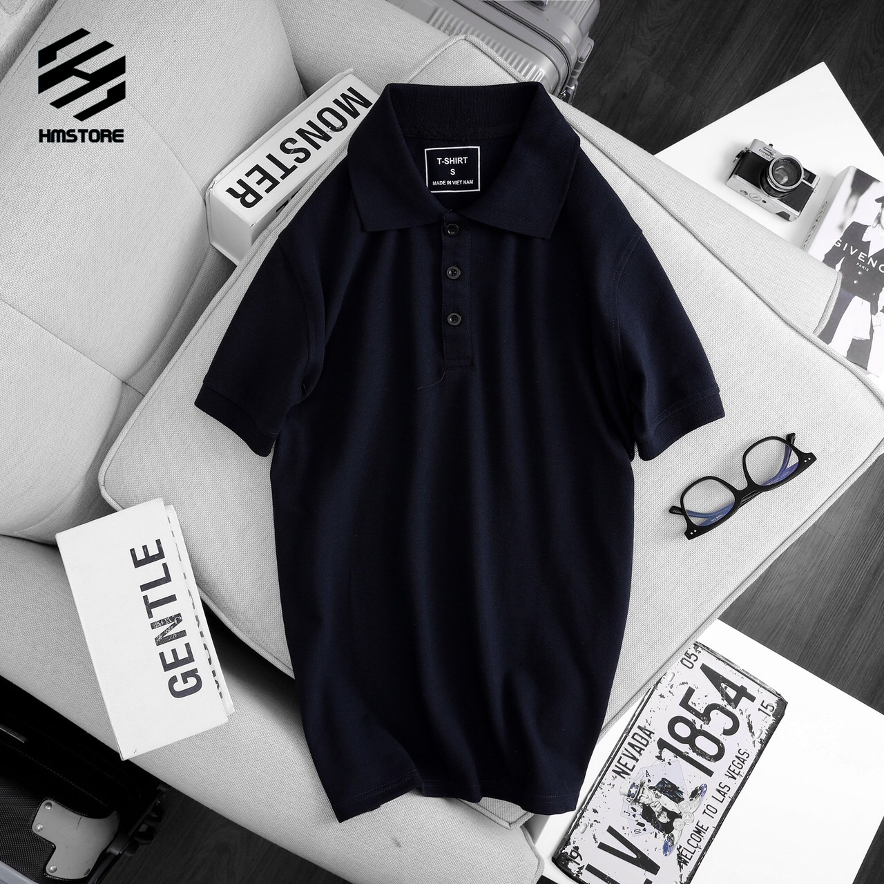 Áo Polo nam cổ bẻ chất vải thun cá sấu cotton cao cấp. Áo thun cá sấu nam.