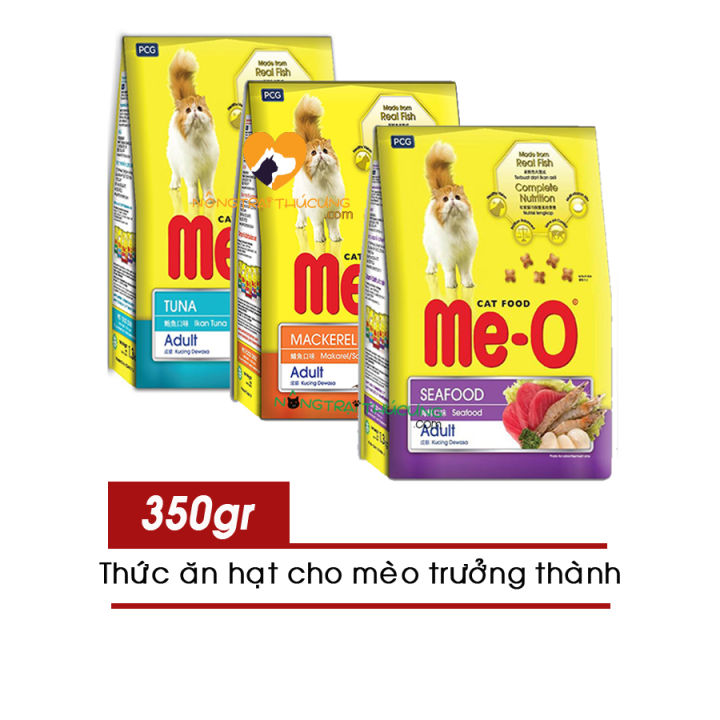 Thức ăn hạt cho mèo trưởng thành xuất xứ Thái Lan Me-o 350g