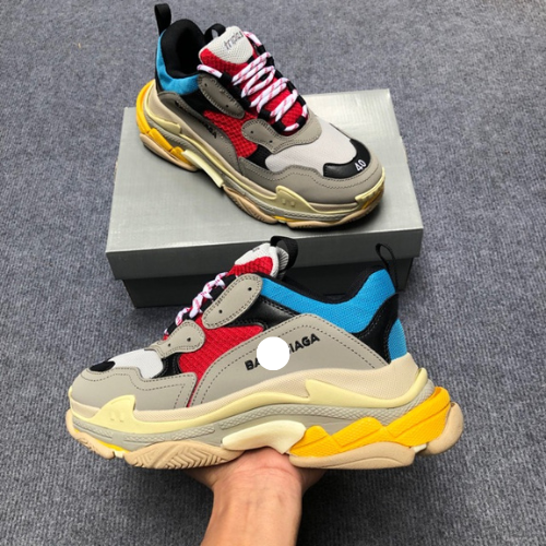 Giày sneaker bl xanh đỏ