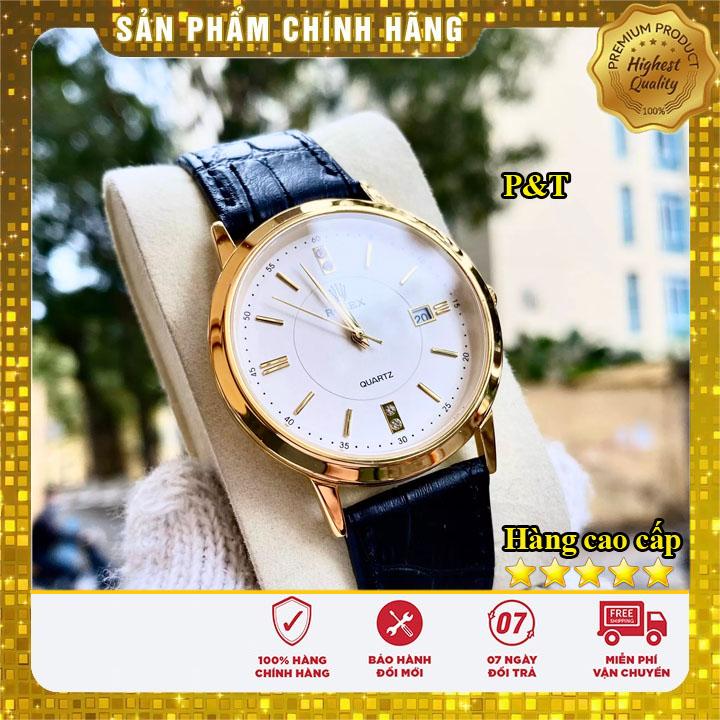 Đồng Hồ Nam RoLe 5281G Dây Da Cao Cấp - Bảo hành dài hạn- Đồng hồ P&T [ FreeShip- Hàng cao cấp- Full box ]