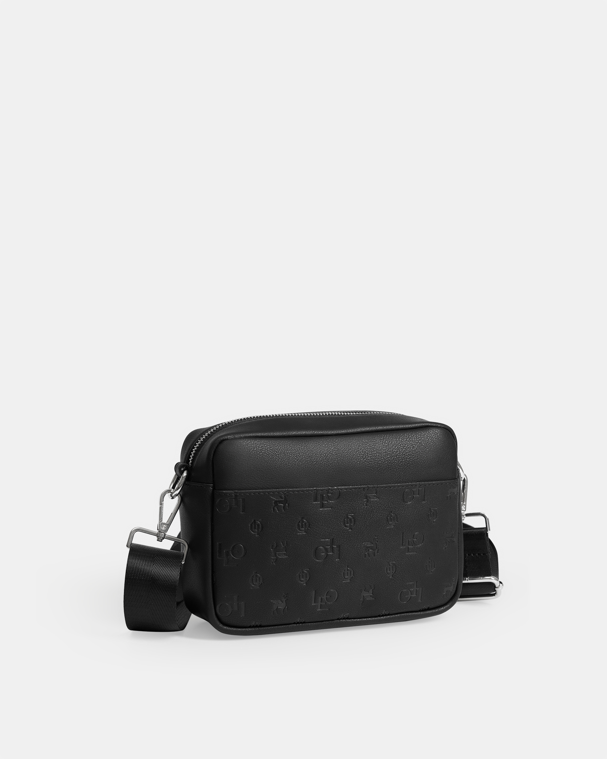 Túi Đeo Chéo Dáng Hộp Leonardo Carlos Hoạ Tiết Monogram