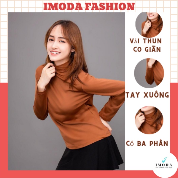 Áo giữ nhiệt IMODA, áo giữ nhiệt thun lạnh, siêu ấm, mềm mịn, co giãn bốn chiều