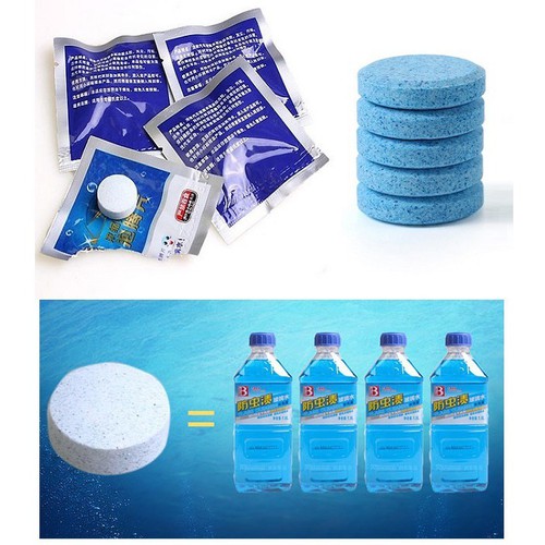 Combo 20 Viên Sủi Rửa Kính Xe Hơi Ô Tô - HÀNG LOẠI 1