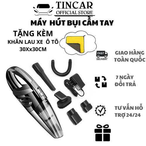Máy hút bụi ô tô r6053 máy hút bụi cầm tay máy hút bụi mini không dây hút bụi ô tô