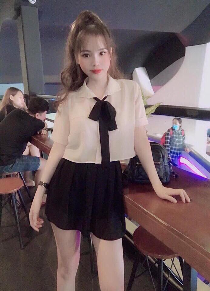 Sét áo voan váy cát hàn thắt nơ belle fashion