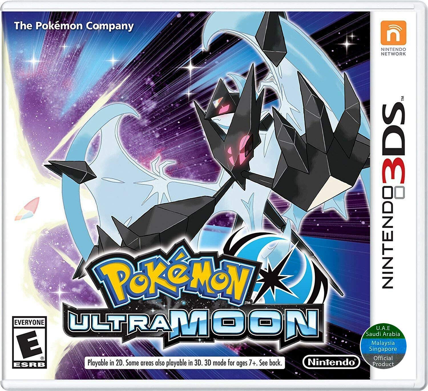 Thẻ game Nintendo 3ds Pokemon Ultra Moon Fullbox - 3ds