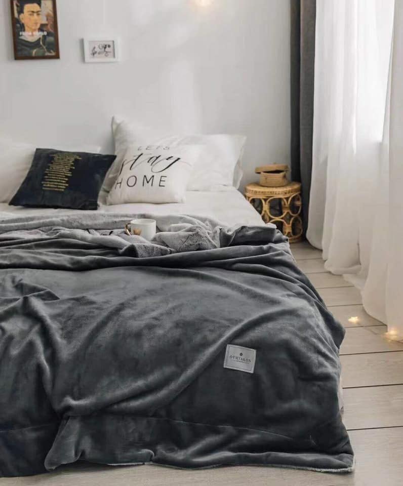 Chăn lông thỏ Nhật Bản cao cấp mền lông thỏ Oymyako Nhật Bản chính hãng, siêu mềm mại và sang xịn.