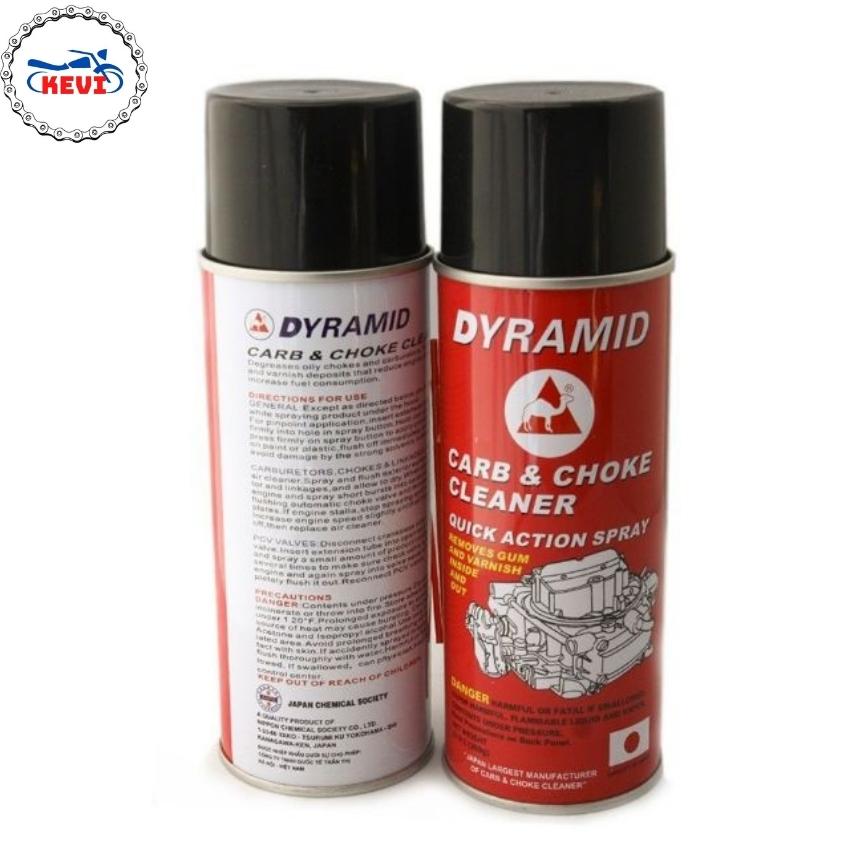 Bình xịt tẩy rửa chế hòa khí , bình xăng con dyramid -kv20