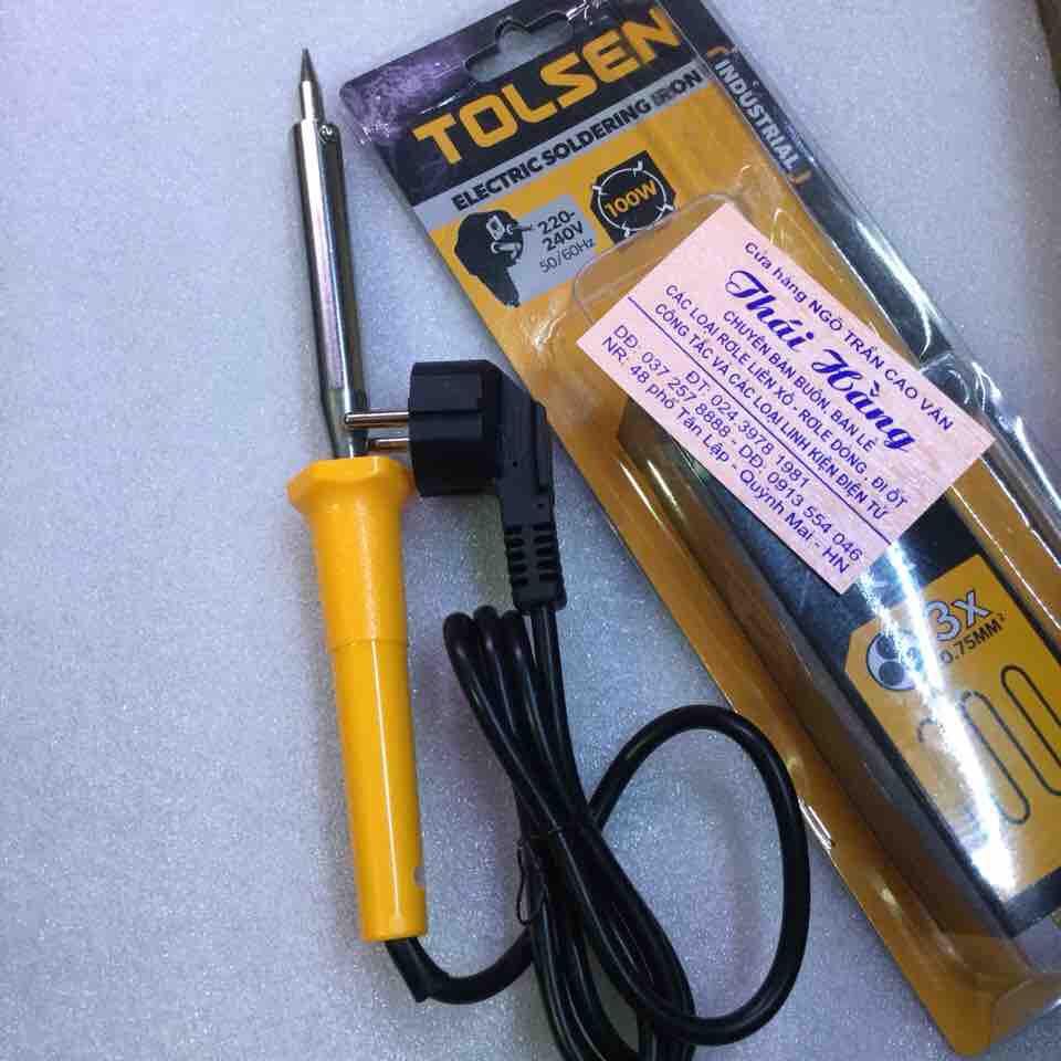 Mỏ hàn nung tolsen 100w/220 v 38064