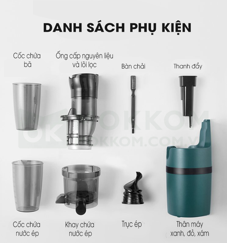 Phụ kiện máy ép trái cây mokkom mk199