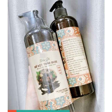 Dầu gội bồ kết thảo dược 800ml