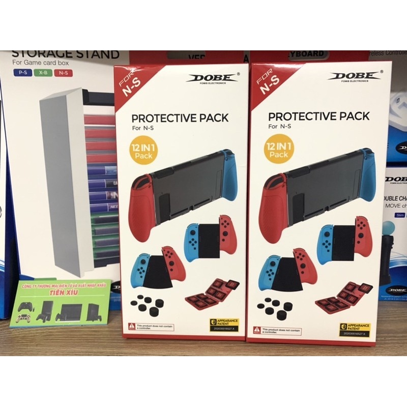 nintendo switch protective pack 12 in1 bộ combo hoàn hảo cho máy Nintendo Switch của bạn
