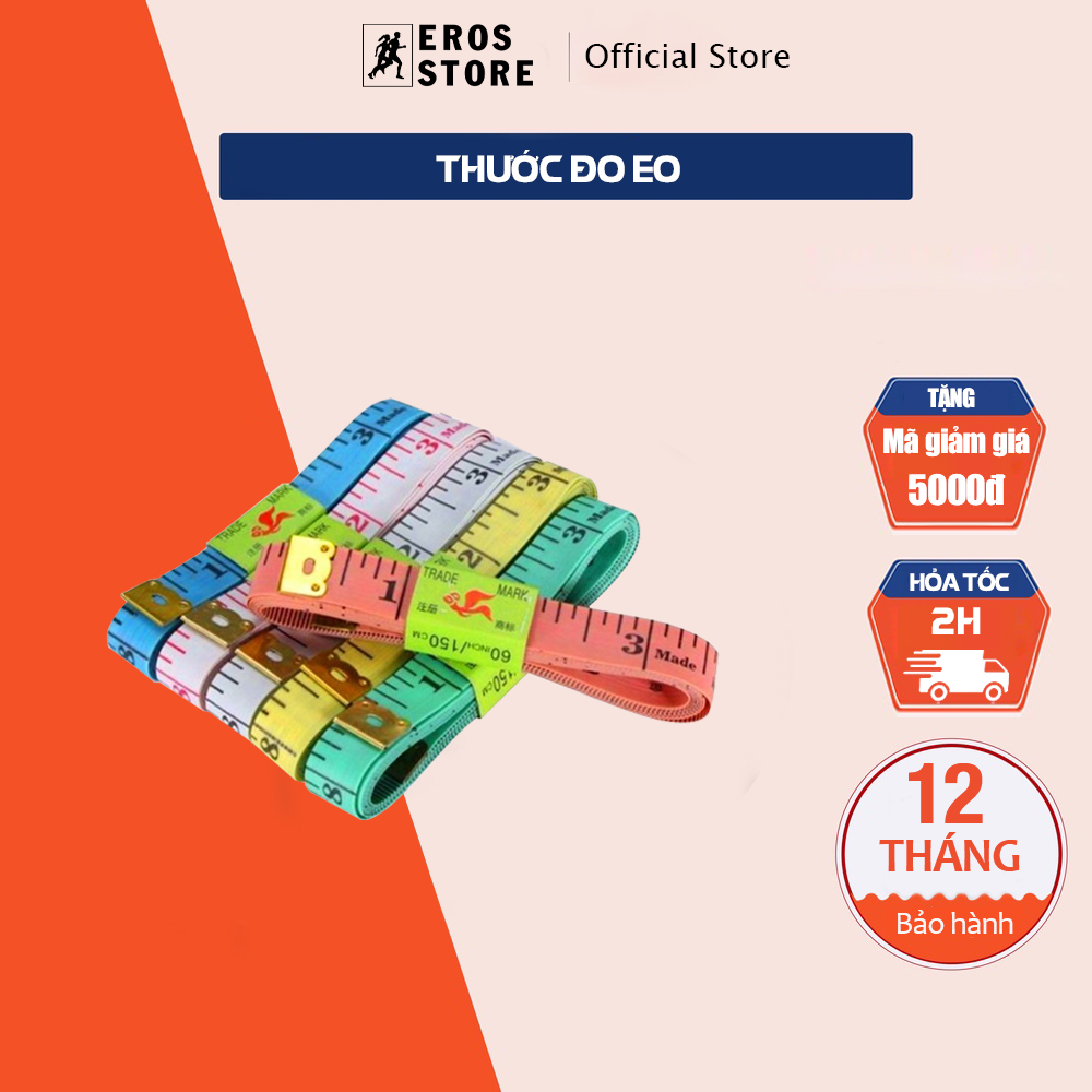 Thước dây đo vòng eo Đa Năng nhiều màu EROS