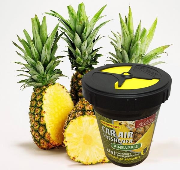 Sáp thơm ô tô thiên nhiên acana 130g hương dứa hnm30