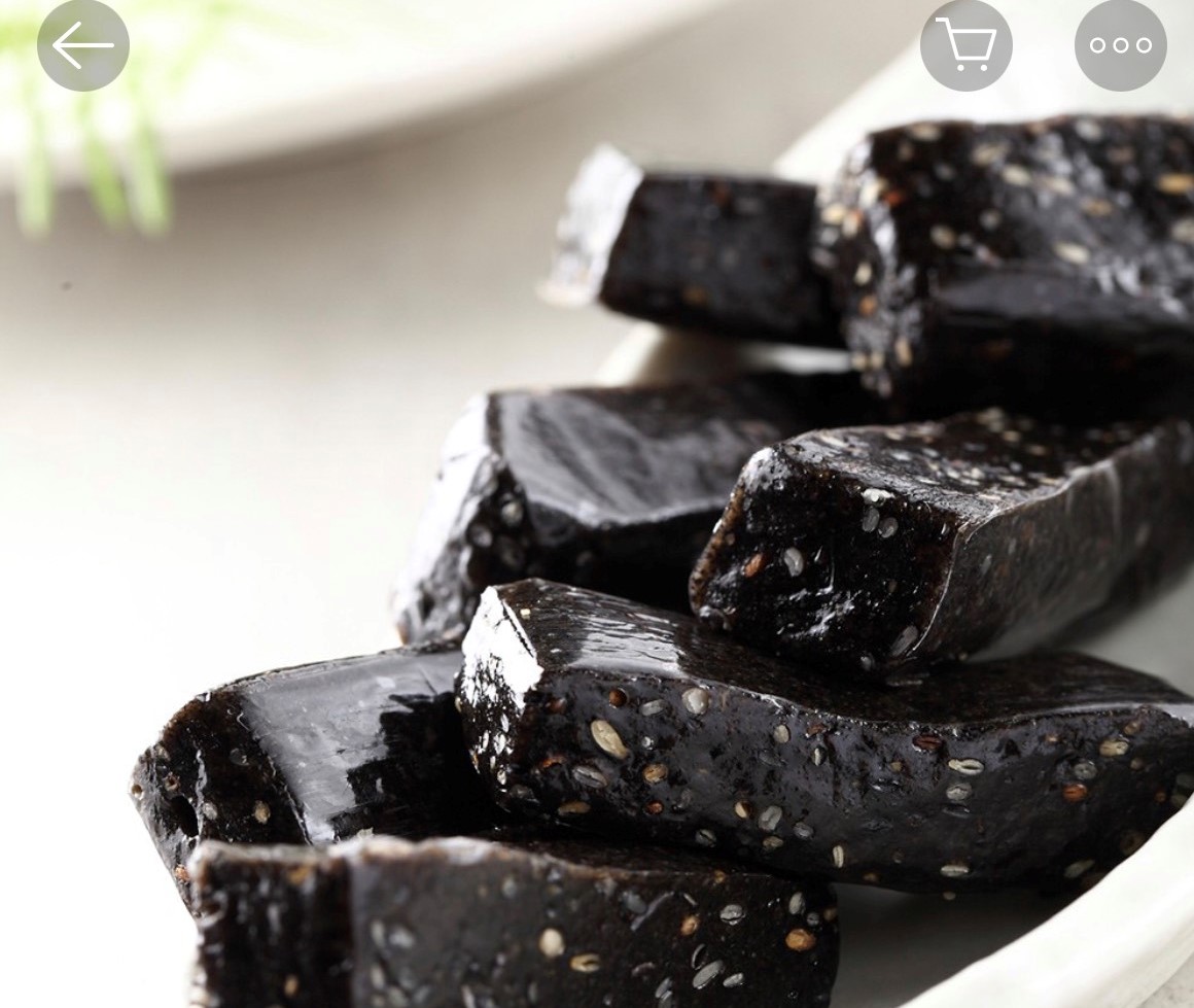 Kẹo dẻo mè đen