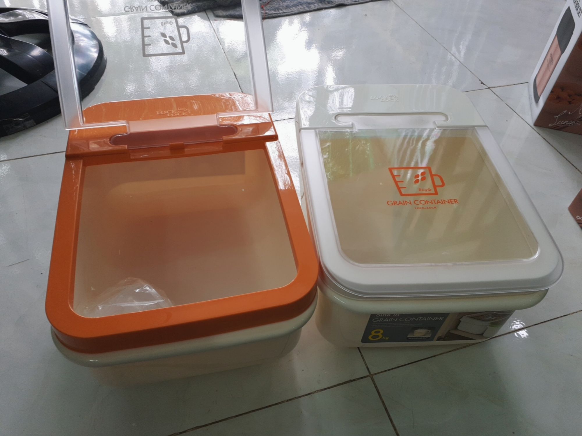 [HCM]THÙNG ĐỰNG GẠO 8KG LOCK&LOCK GRAIN CONTAINER BẰNG NHỰA PP -HPL530G