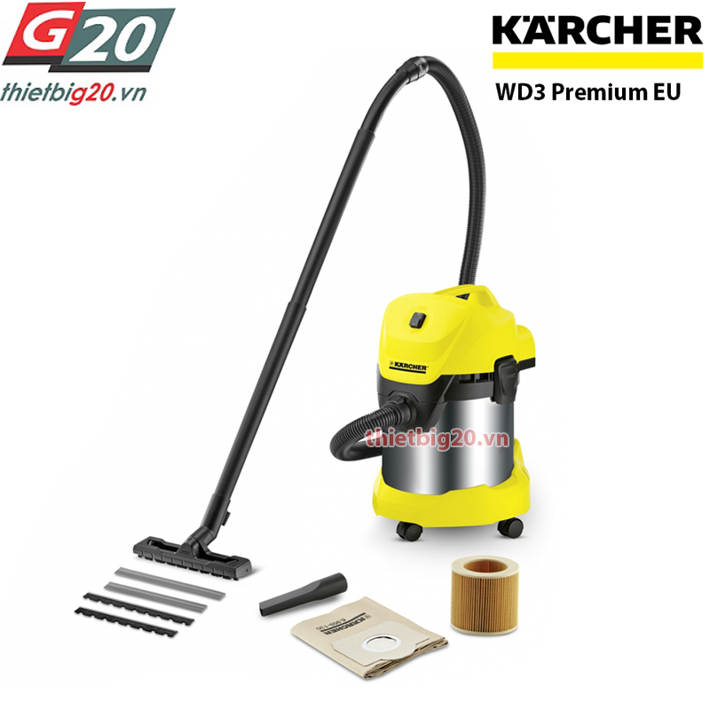 Máy hút bụi gia đình khô & ướt Karcher WD3 Premium EU