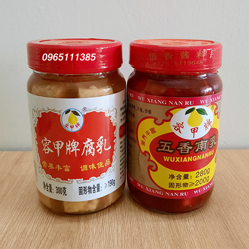 Chao Trắng, Chao Đỏ, Chao Laoganma - Đậu phụ lên men hơi cay